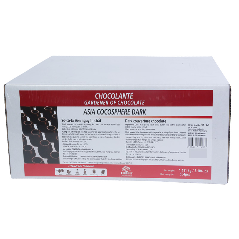 Chocolate - Cocophere đen 8kg